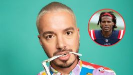 Foto que representa a NFL: J Balvin recibe "baño" de Cam Newton tras ganar el Flag Football Game 2026 | VIDEO