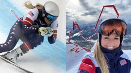 Foto que representa a Lindsey Vonn sufre terrible caída en Milano-Cortina 2026; fue rescatada en helicóptero