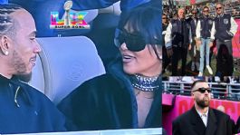 Foto que representa a Tom Brady, Lewis Hamilton, Kim Kardashian y las estrellas que asistieron al Super Bowl LX