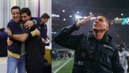 Foto que representa a Mikey Varas se rinde ante Efraín Juárez previo al Pumas vs San Diego: "Es un gran entrenador"