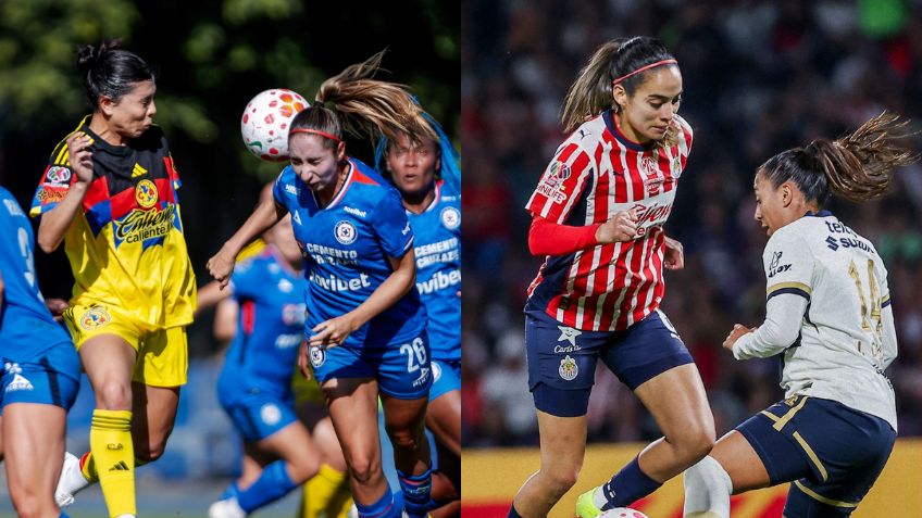 Liga MX Femenil: América mantiene liderato tras vencer a Cruz Azul; Chivas pierde invicto ante Pumas