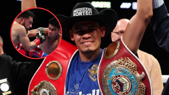 Vaquero Navarrete unifica títulos Superpluma OMB y FIB ante Sugar Núñez por TKO; ¿irá por otro?