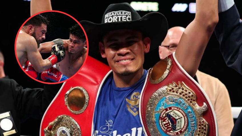 Vaquero Navarrete unifica títulos Superpluma OMB y FIB ante Sugar Núñez por TKO; ¿irá por otro?