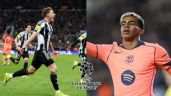 Foto ilustrativa de la nota titulada: Newcastle sorprende al Barcelona, pero Lamine Yamal rescata un empate agónico en Champions