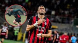 Foto que representa a Santiago Gimenez vuelve a los entrenamientos del AC Milan; ¿Cuándo podría reaparecer?