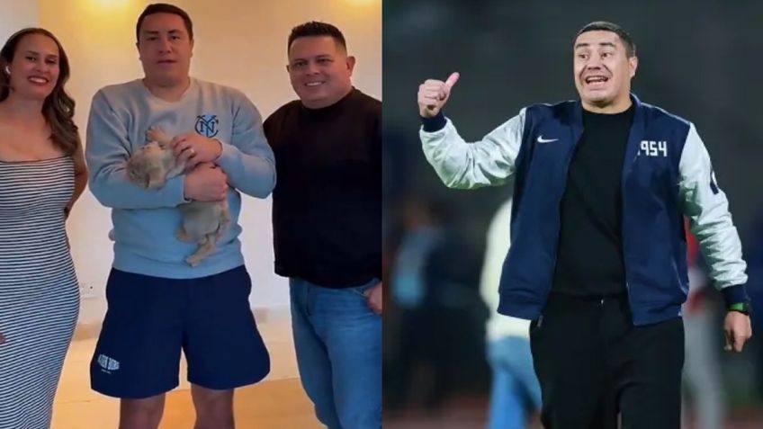 Efraín Juárez honra a Pumas: Conoce a Ícaro, el perrito del técnico universitario | VIDEO