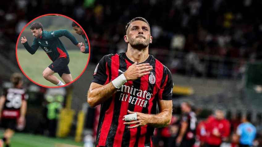 Santiago Gimenez vuelve a los entrenamientos del AC Milan; ¿Cuándo podría reaparecer?