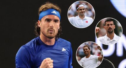 Tsitsipas logra hito histórico al jugar dobles con Federer, Nadal y Djokovic tras Indian Wells 2026
