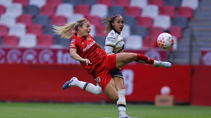 Liga MX Femenil: Toluca remonta ante Pumas con golazo de Eugenie Sommer | VIDEO