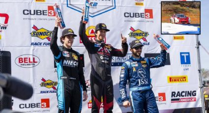 Helio Meza conquista el podio en la Trans AM Series; su segunda victoria del año