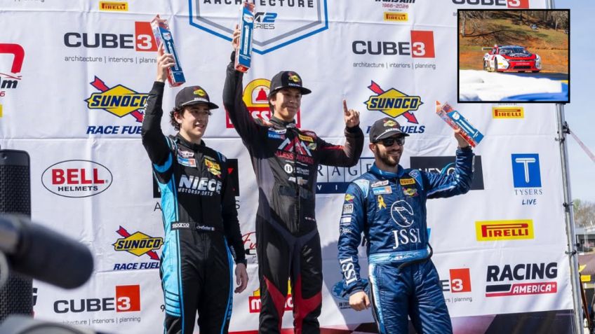 Helio Meza conquista el podio en la Trans AM Series; su segunda victoria del año