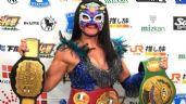 Foto ilustrativa de la nota titulada: India Sioux, tricampeona: conquista el Campeonato Femenil de Japón del CMLL en Yokohama