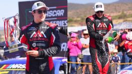 Foto que representa a Mateo Girón debuta con podio en Challenge Series; Alessandros Racing brilla en NASCAR México