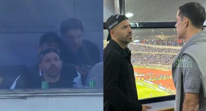Kun Agüero presenció el Pumas vs Cruz Azul junto a Rafa Márquez; ¿Por qué viajó a CDMX?