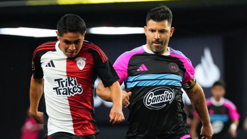 Kings League México: KRÜ FC se impone ante Aniquiladores con Kun Agüero en la cancha