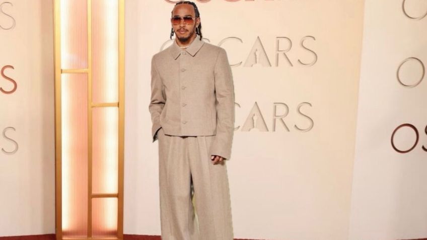 Lewis Hamilton aparece en los Oscars 2026, horas después de subir al podio en el GP de China