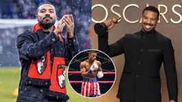 Foto que representa a Michael B. Jordan y sus lazos con el deporte: brilló en Creed y es dueño del Bournemouth