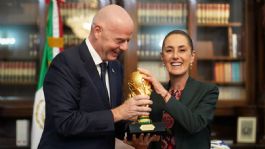 Foto que representa a Mundial 2026: Claudia Sheinbaum revela que FIFA analiza celebrar partidos de Irán en México