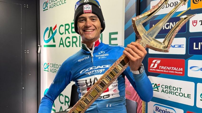 Isaac del Toro se sincera: ganó Strade Bianche y Tirreno Adriático a pesar de estar enfermo