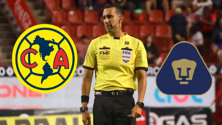 César Ramos pitará el Clásico Capitalino y América festeja; este es su récord ante Pumas