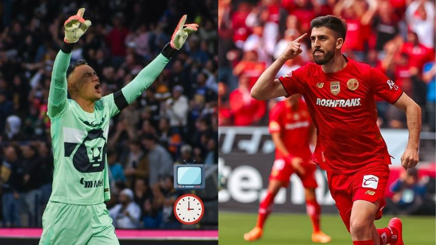 ¿Dónde ver Pumas vs Toluca por la Jornada 9 de Liga MX? | Horario y canal de transmisión