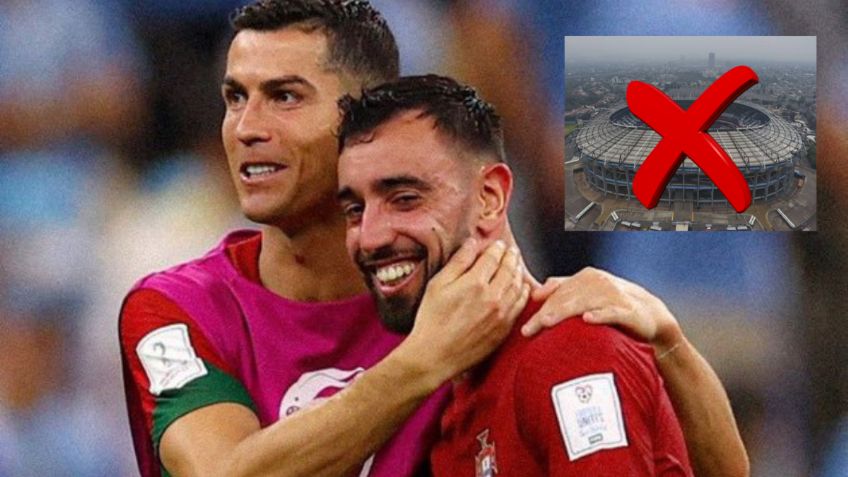 Bruno Fernandes lamenta que fans de México no verán a Cristiano Ronaldo en el Estadio Azteca