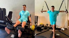 Foto que representa a Así avanza la recuperación de Cristiano Ronaldo; ¿Cuándo regresaría a las canchas?