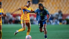Foto que representa a Liga MX Femenil: América sorprende a Tigres en El Volcán con gol de Geyse Ferreira | VIDEO