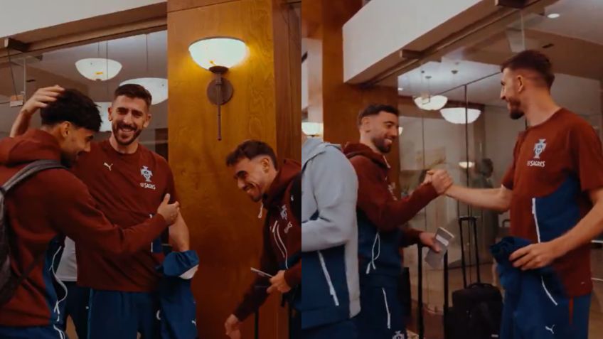Paulinho se integra a la Selección de Portugal en Cancún; así fue recibido | VIDEO