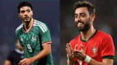 Foto ilustrativa de la nota titulada: Bruno Fernandes espera que Raúl Jiménez no anote ante Portugal; reconoce nivel de México