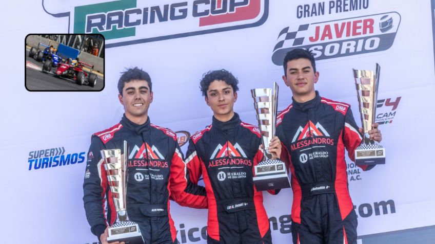 Alessandros Racing se apodera del podio en la F4 NACAM en la Carrera 1