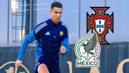 Foto que representa a Cristiano Ronaldo alienta a Portugal contra México tras ausencia del Estadio Azteca