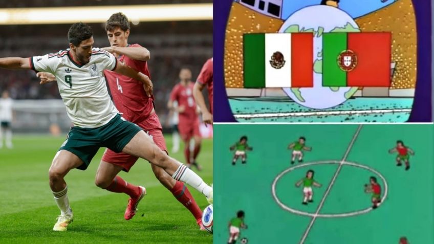 ¿Los Simpson lo hicieron de nuevo? Los memes del Mexico vs Portugal en el Estadio Azteca