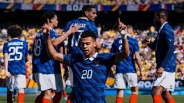 Foto que representa a Francia pisa fuerte rumbo al Mundial 2026; golea a Colombia con doblete de Désiré Doué | VIDEO