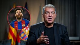 Foto que representa a Laporta no se arrepiente de la marcha de Messi del Barcelona: “A los resultados me remito”