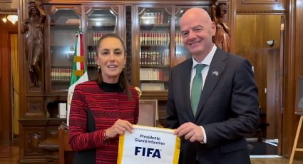 Sheinbaum e Infantino, listos para el Mundial 2026 en México: "Esta inauguración va a ser histórica"