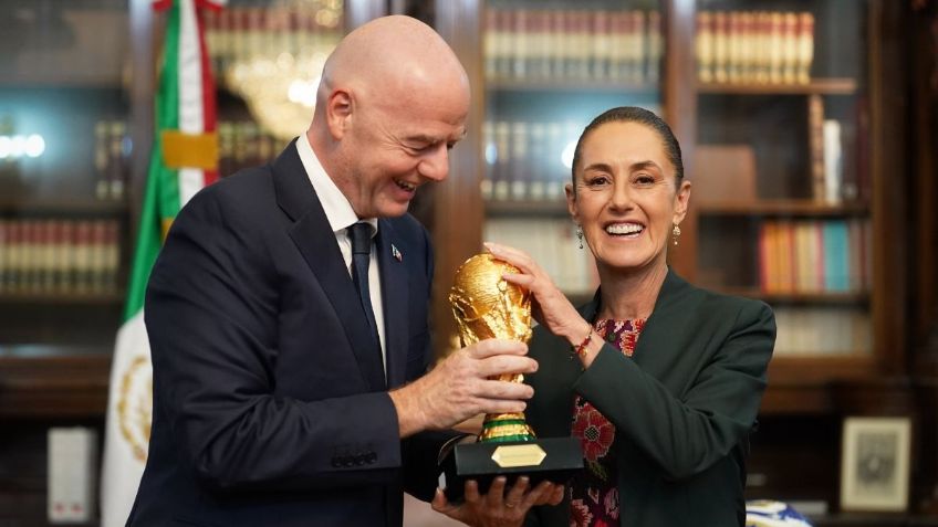 Sheinbaum se reunirá con Infantino; tratarán detalles para el Mundial 2026 en el Estadio Azteca