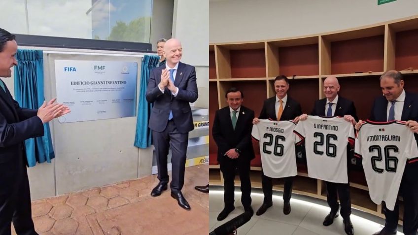 Gianni Infantino reinaugura el CAR, sede de concentración de México para el Mundial 2026 | VIDEO