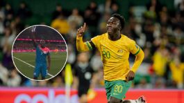 Foto que representa a Futbolista de Australia se vuelve viral por celebrar un GOLAZO a lo Michael Jackson | VIDEO