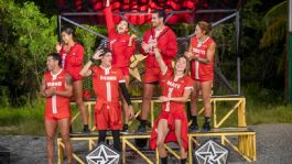 Foto que representa a Exatlón México: Entre fuertes discusiones, los Rojos se imponen en el Duelo de los Enigmas