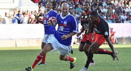 El día que Zinedine Zidane jugó rugby y sorprendió con un try ante Toulon