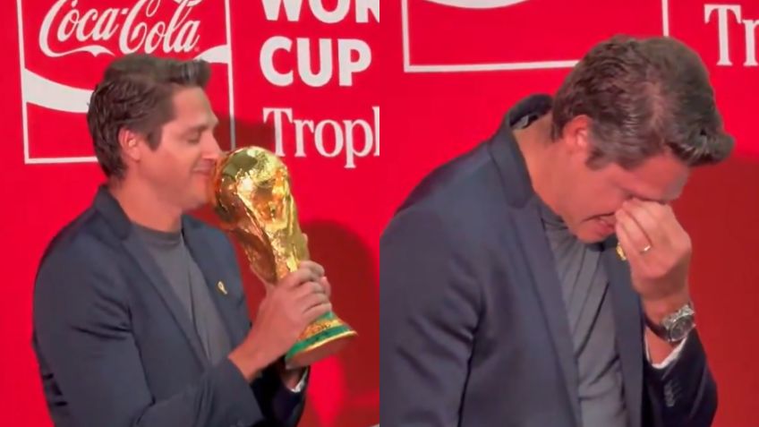 Mundial 2026: Edmílson rompe en llanto tras levantar la Copa del Mundo en León | VIDEO