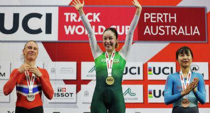 ¡Orgullo Mexicano! Yareli Acevedo gana el oro en la Copa del Mundo de Pista en Australia | VIDEO