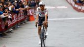 Foto ilustrativa de la nota titulada: Isaac del Toro finaliza tercero en Strade Bianche 2026; logró récord para México en Italia