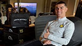 Foto que representa a Cristiano Ronaldo inicia su rehabilitación, a días del México vs Portugal en el Estadio Azteca