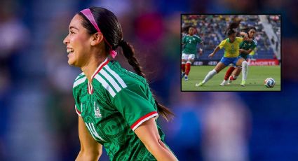 Así fue el GOLAZO de Greta Espinoza con el que México Femenil venció a Brasil en CDMX | VIDEO