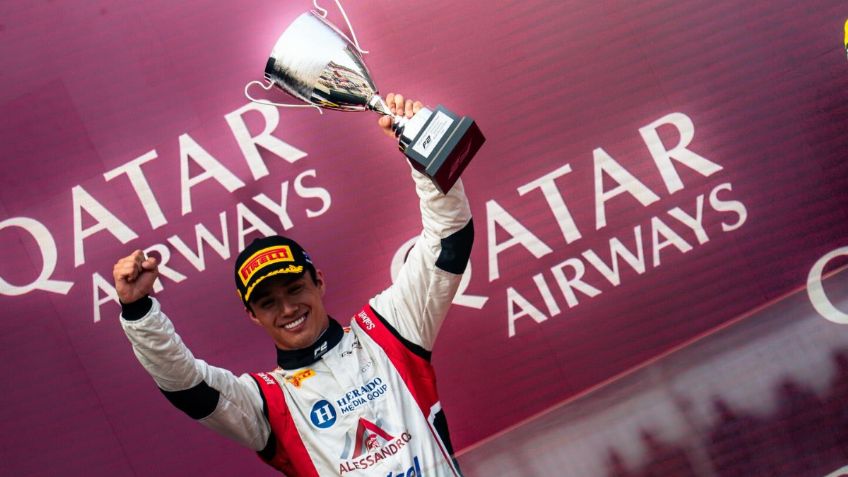 ¡Debut soñado! Noel León brilla con el segundo lugar en la Sprint de F2 en Australia