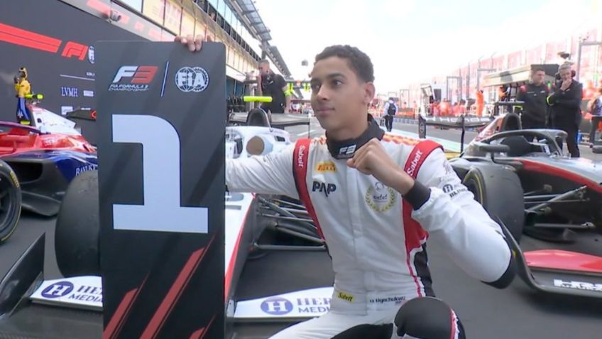 F3: Ugo Ugochukwu, piloto de Campos Racing, sube a lo más alto del podio en Melbourne