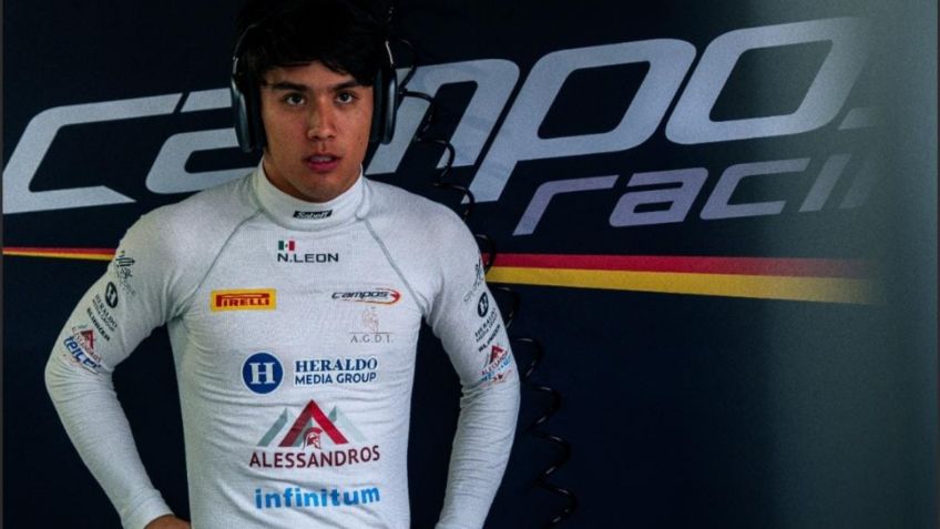 F2: Noel León muestra su talento, pese a contacto que frustró su carrera en Australia