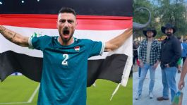 Foto que representa a Fans de Irak se “disfrazan” de regios y bailan “La Chona” tras clasificar al Mundial 2026 | VIDEO